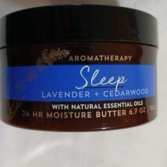 Bath & Body Works Aromatherapy 2 pc set SLEEP:Body Cream/24 HR Body Butter NEW - Picture 2 of 16